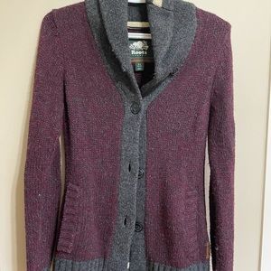 Roots cardigan